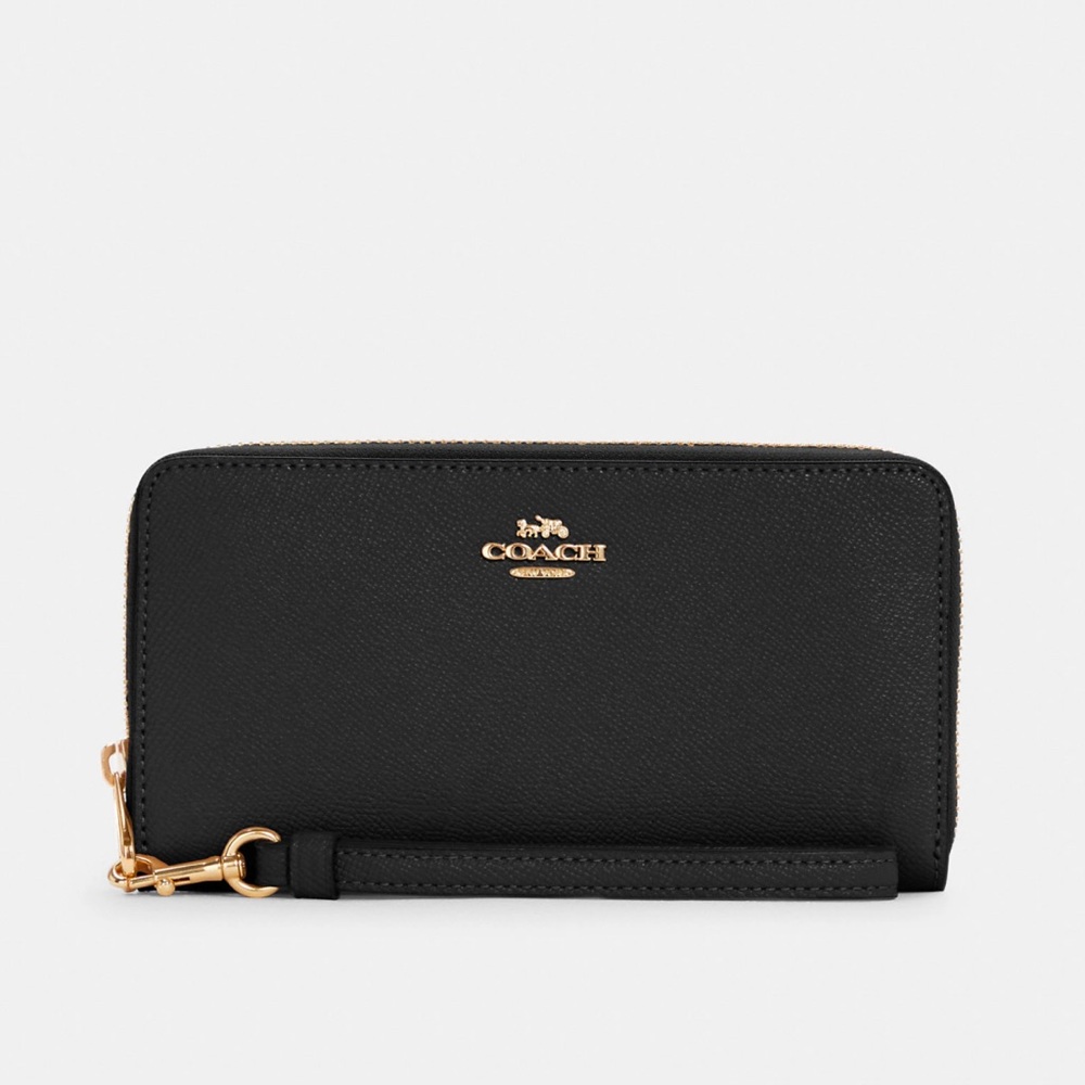 Coach Long Zip Around Wallet